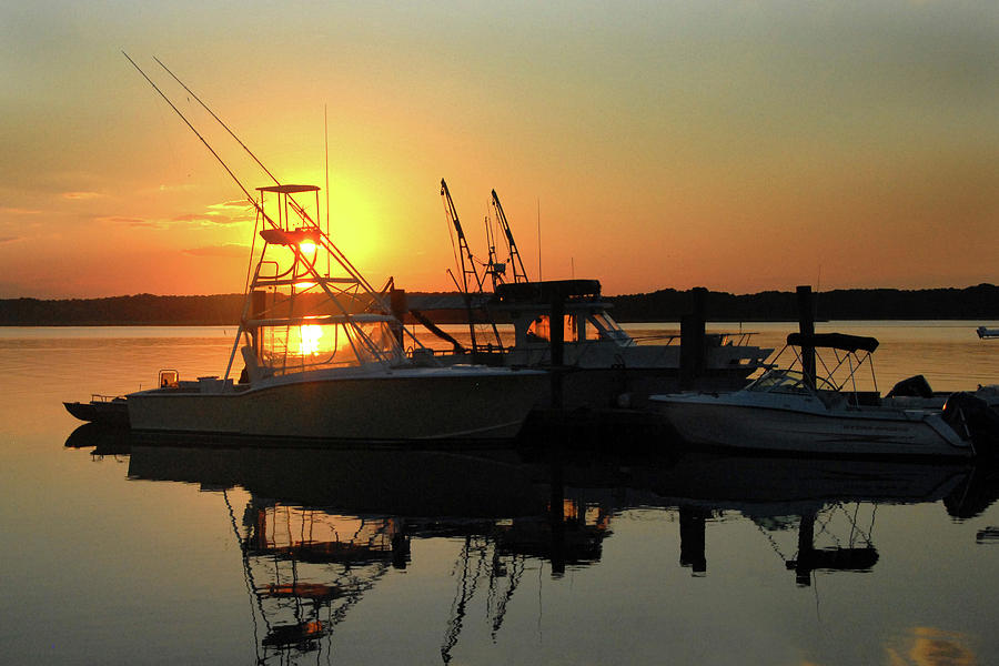 Peaceful Sunset, Hilton Head Photograph by Jerry Griffin