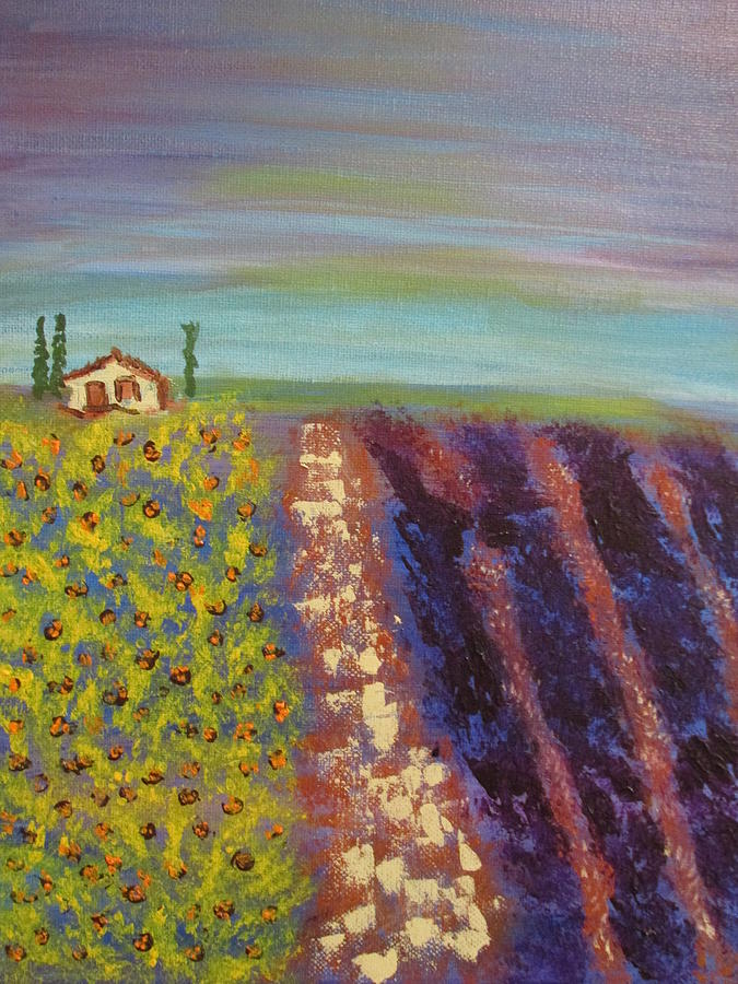 Peaceful Tuscany Painting by Sharyn Winters