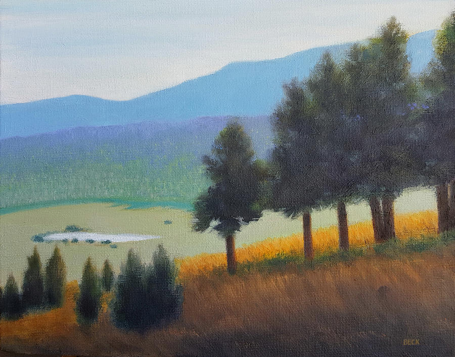 Peaceful Valley Painting by Gordon Beck