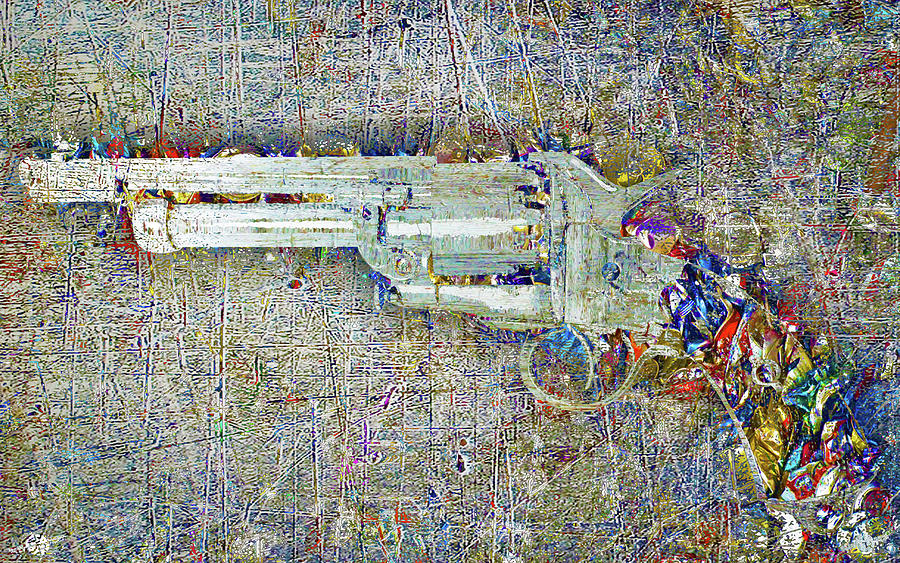 Peacemaker Gun Mixed Media by Tony Rubino
