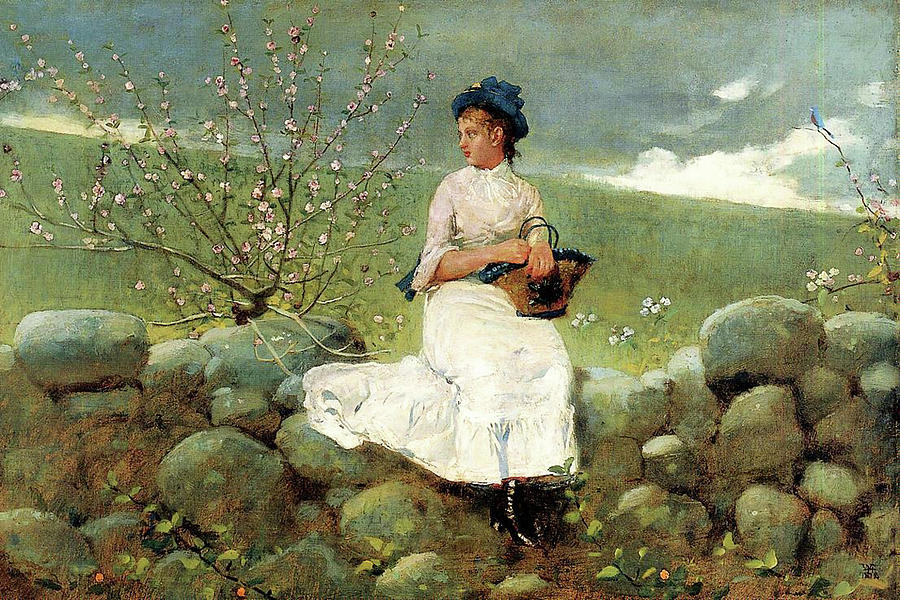 Peach Blossoms by Winslow Homer 1878 Painting by Movie Poster Prints