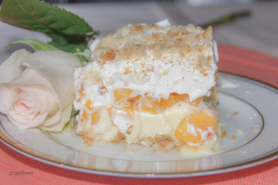 Peach Dream Dessert  Photograph by Pamela Williams