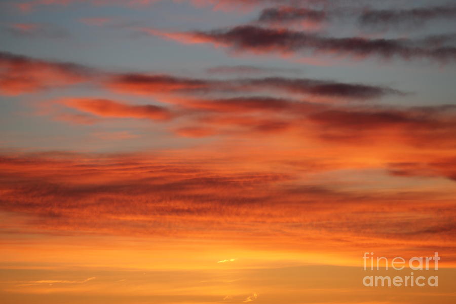 Peach Sunrise Photograph by Donna L Munro
