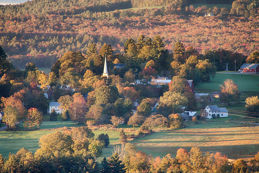 Peacham Vermont at dawn Photograph by Jeff Folger - Fine Art America