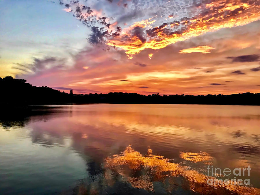 Peachy Cloudscape Photograph by Beth Myer Photography