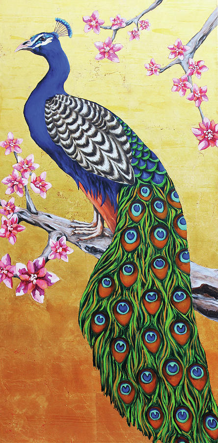 Peacock Painting by Aida Pippo - Fine Art America