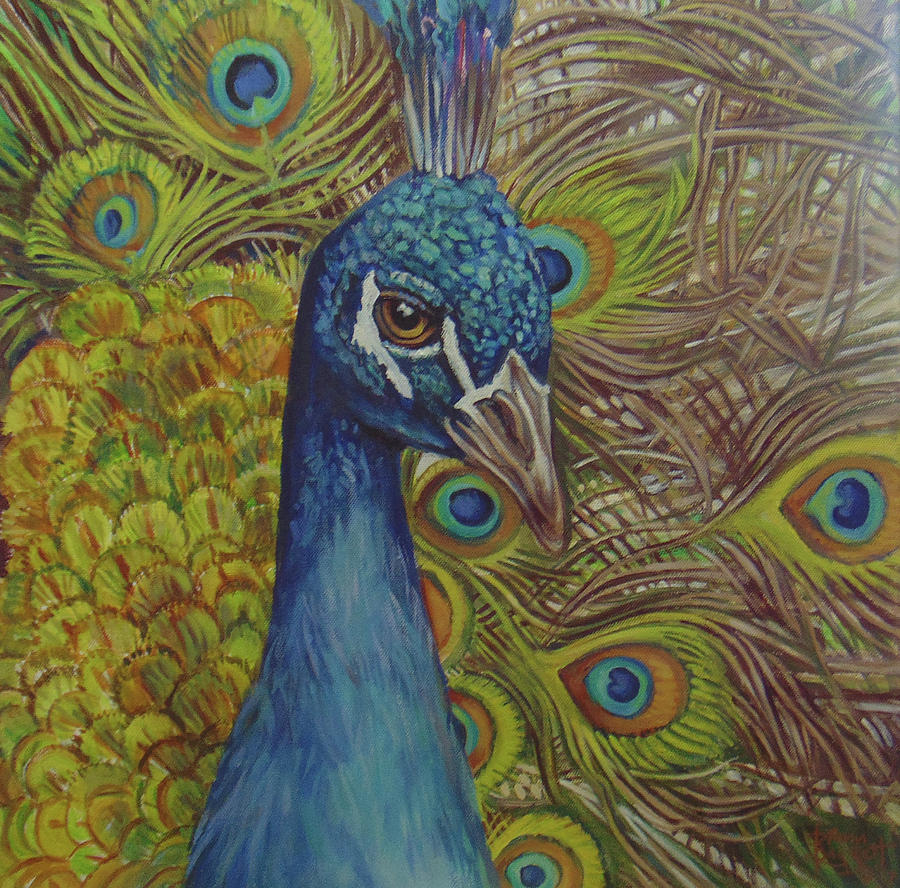 Peacock Painting by Diann Baggett - Fine Art America