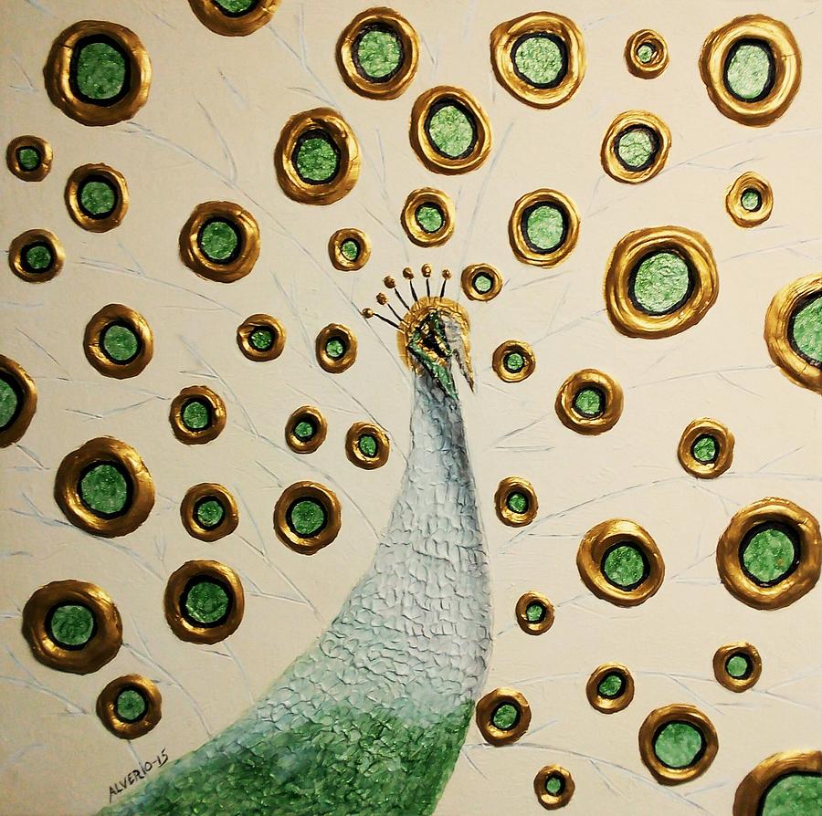Peacock Painting by Edwin Alverio