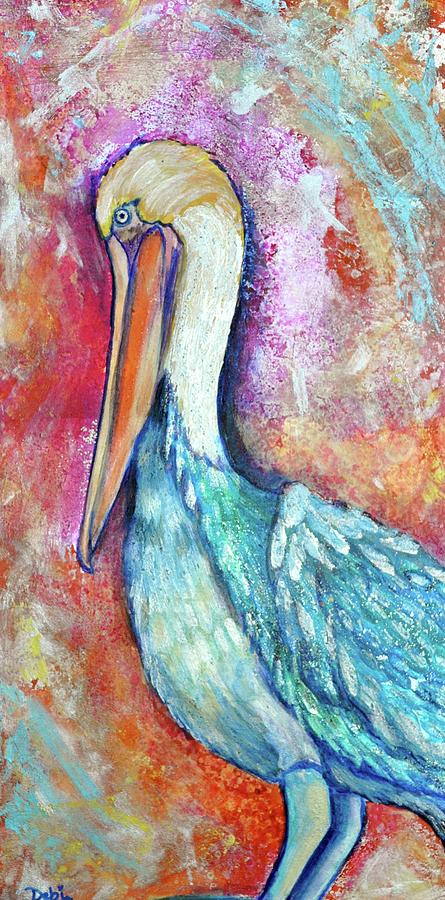 Peacock Envy Painting by Debi Starr