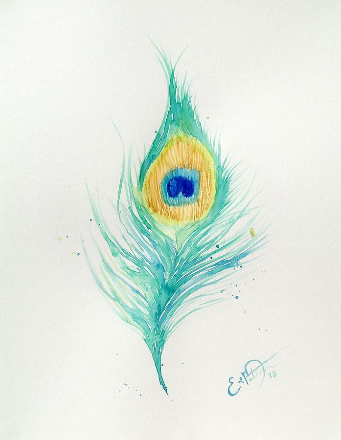 Peacock Feather 2 Painting
