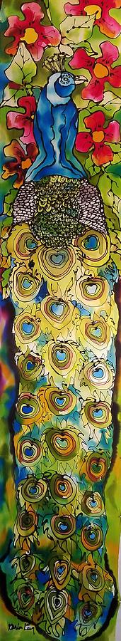 Peacock Tapestry - Textile by Karla Kay Benjamin