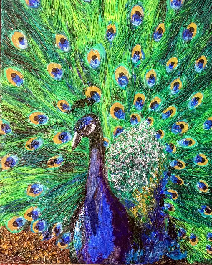 Peacock Pride Painting by Loida Wexler - Fine Art America