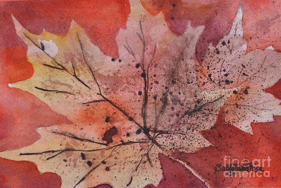 Fall Painting - Peak Foliage by Sally Tiska Rice