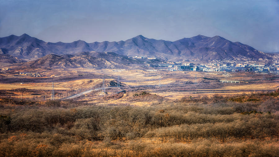 Peek into North Korea Photograph by Joan Carroll