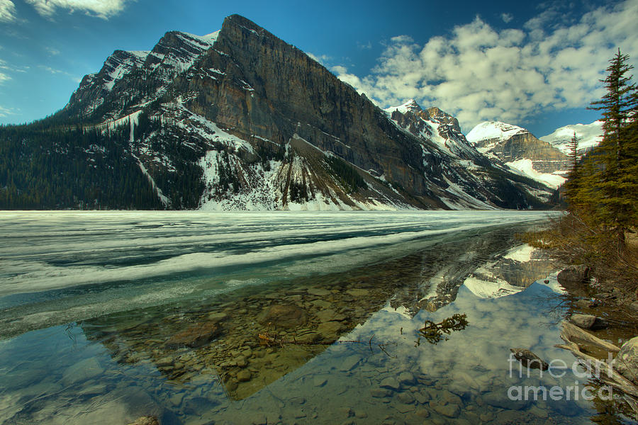 Peak Reflections In Lake Louise Photograph by Adam Jewell