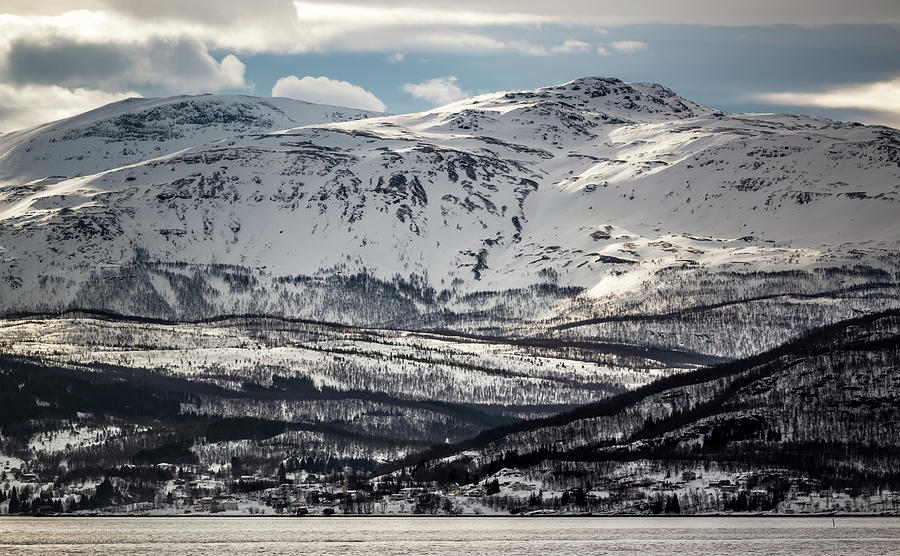Peaks Near Espenes Norway Photograph by Adam Rainoff