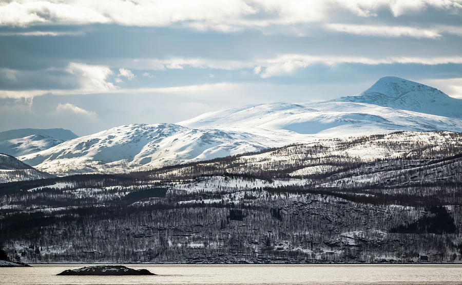 Peaks Near Stonglandet Norway Photograph by Adam Rainoff