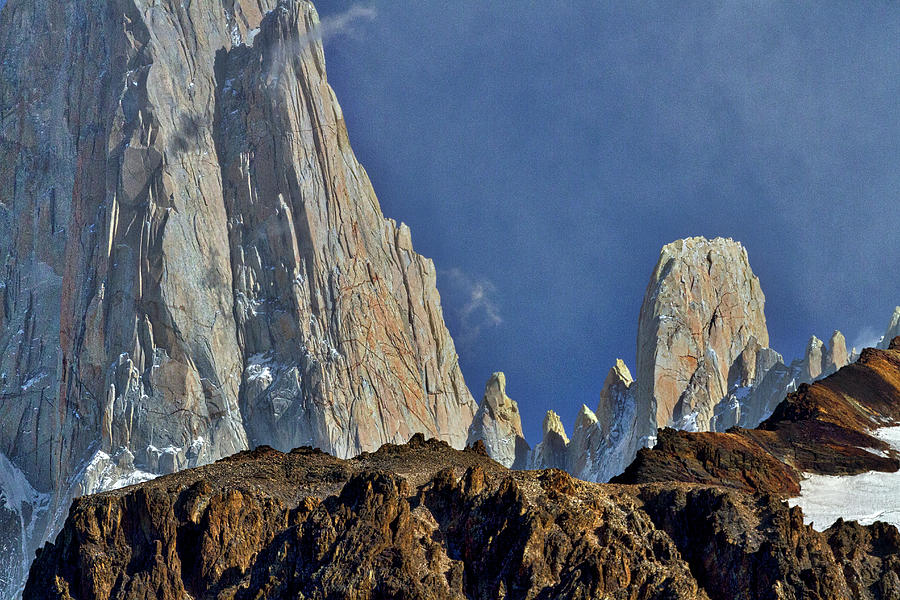 Peaks Next To Fitz Roy #3 - Patagonia Photograph by Stuart Litoff
