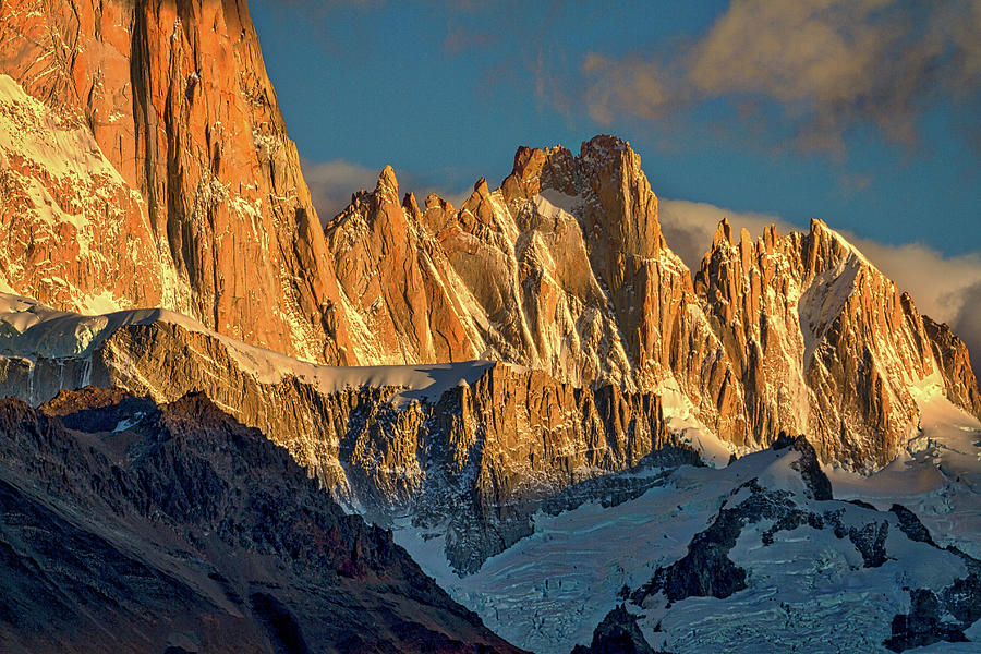 Peaks Next to Fitz Roy - Patagonia Photograph by Stuart Litoff