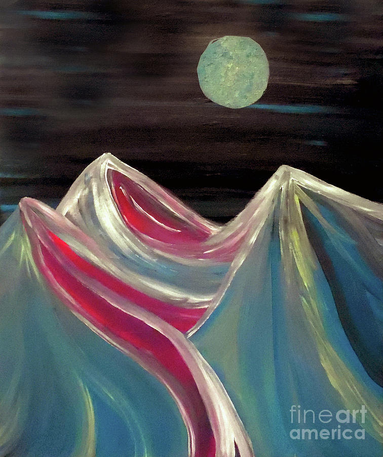 Nature Painting - Peaks of Solitude by Jilian Cramb - AMothersFineArt