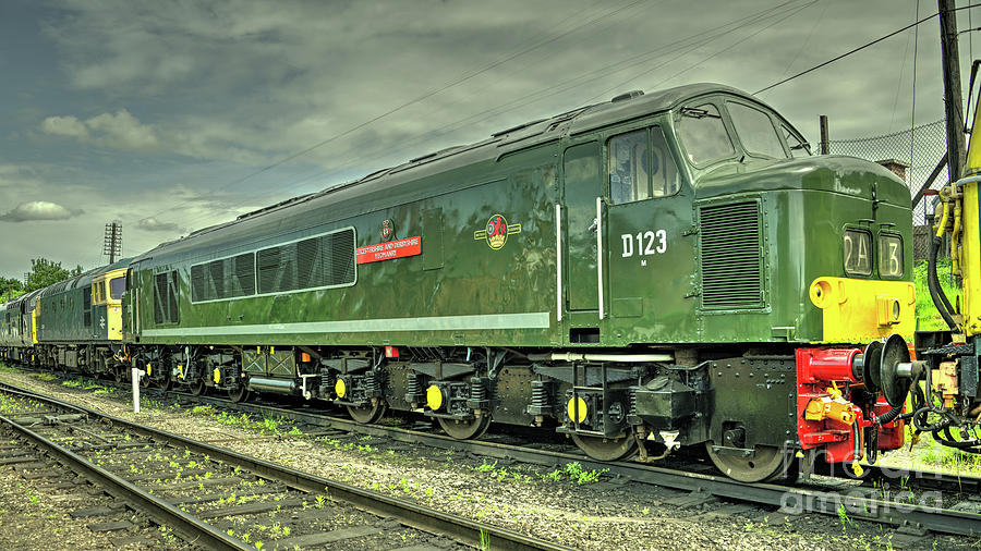Train Photograph - Peaky Dazzler  by Rob Hawkins
