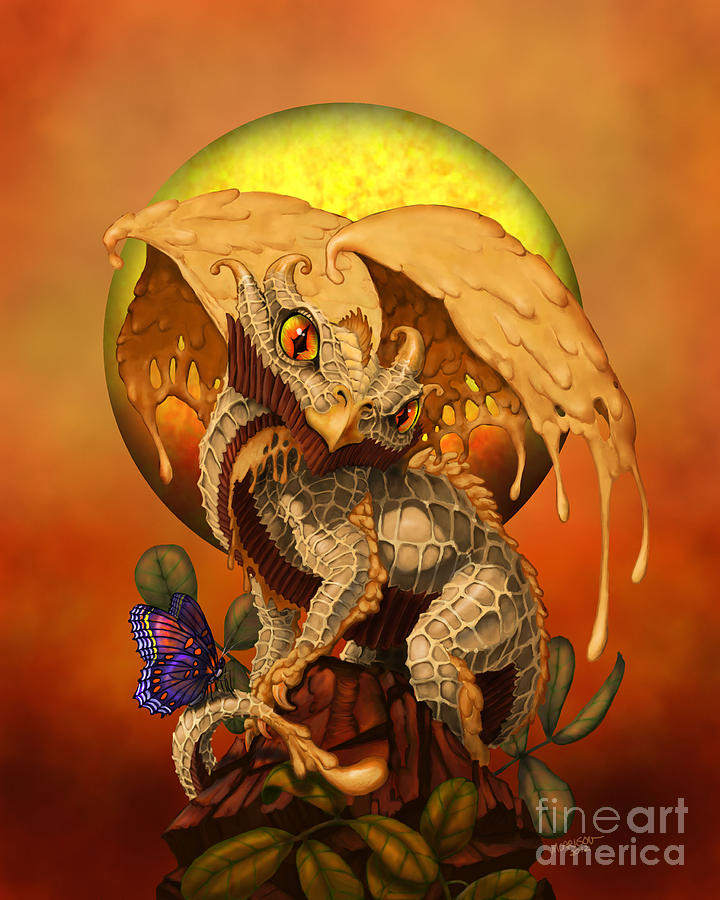 Dragon Digital Art - Peanut Butter Dragon by Stanley Morrison