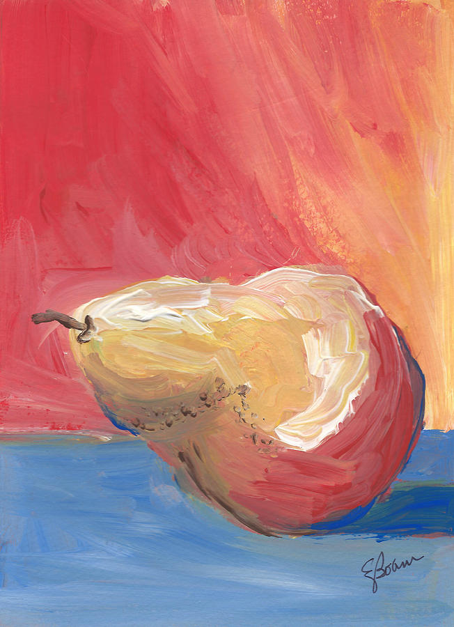 Pear 1 Painting by Elise Boam