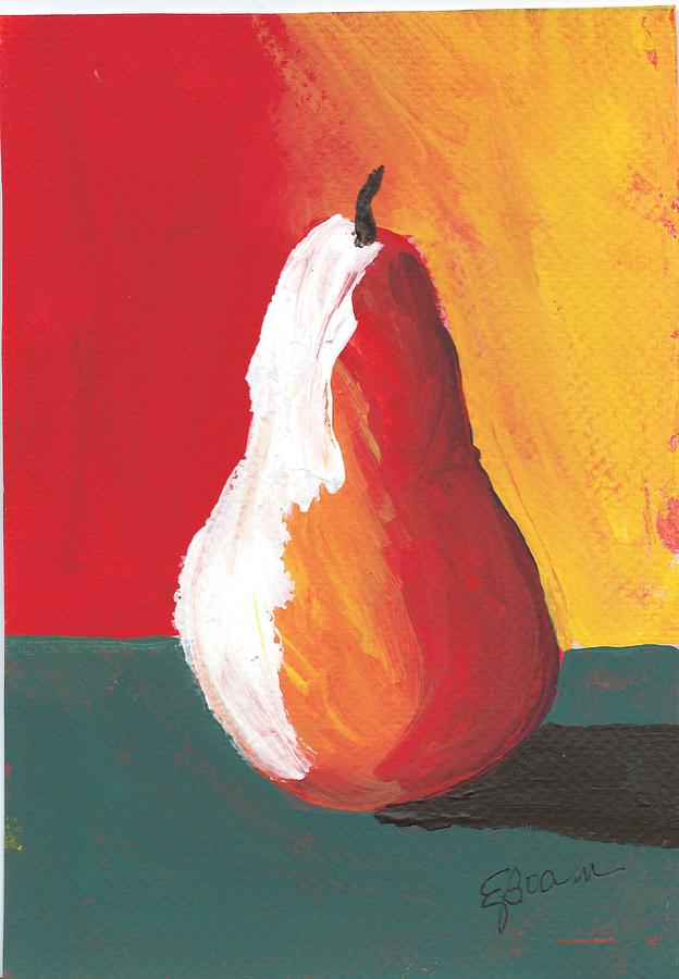 Pear 10 Painting by Elise Boam
