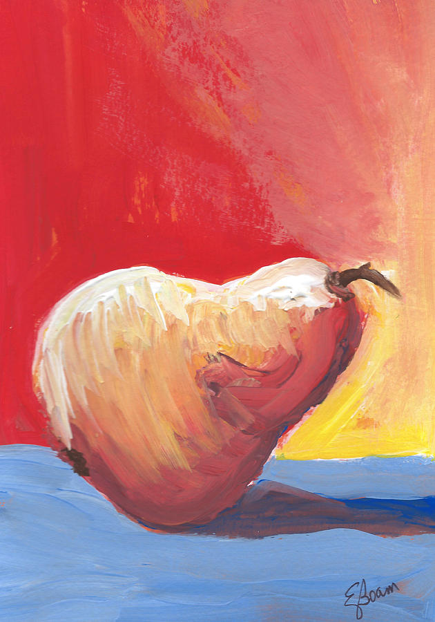 Pear 3 Painting by Elise Boam