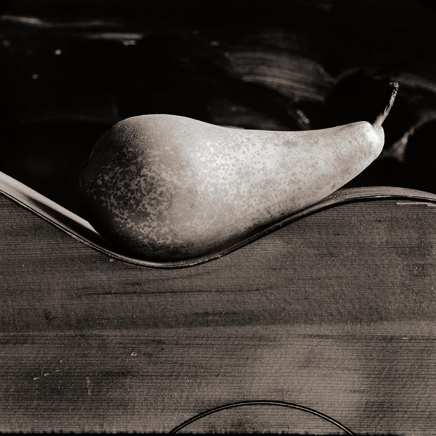 Still Life Photograph - Pear #4745 by Andrey Godyaykin
