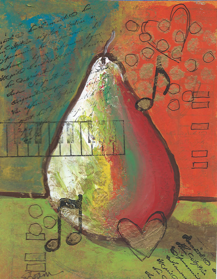 Pear 7 Painting by Elise Boam