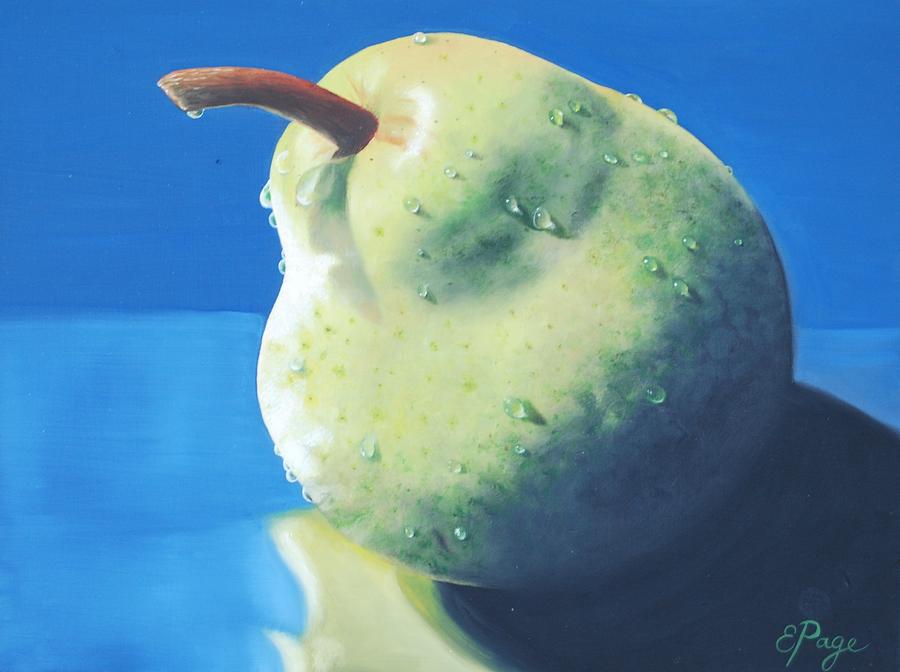 Pear Painting by Emily Page