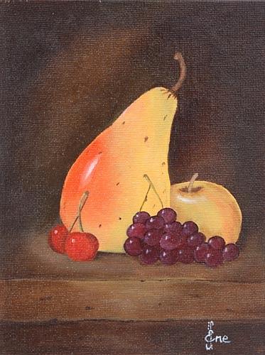 Pear Painting by Ene Osman