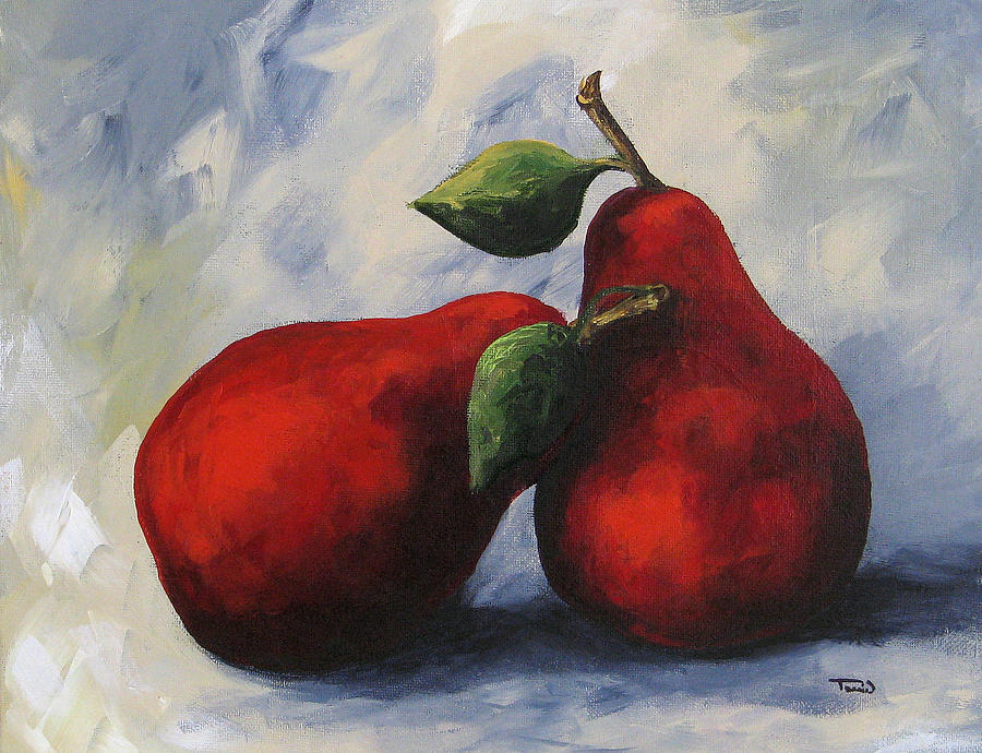 Pear Lovers Painting by Torrie Smiley