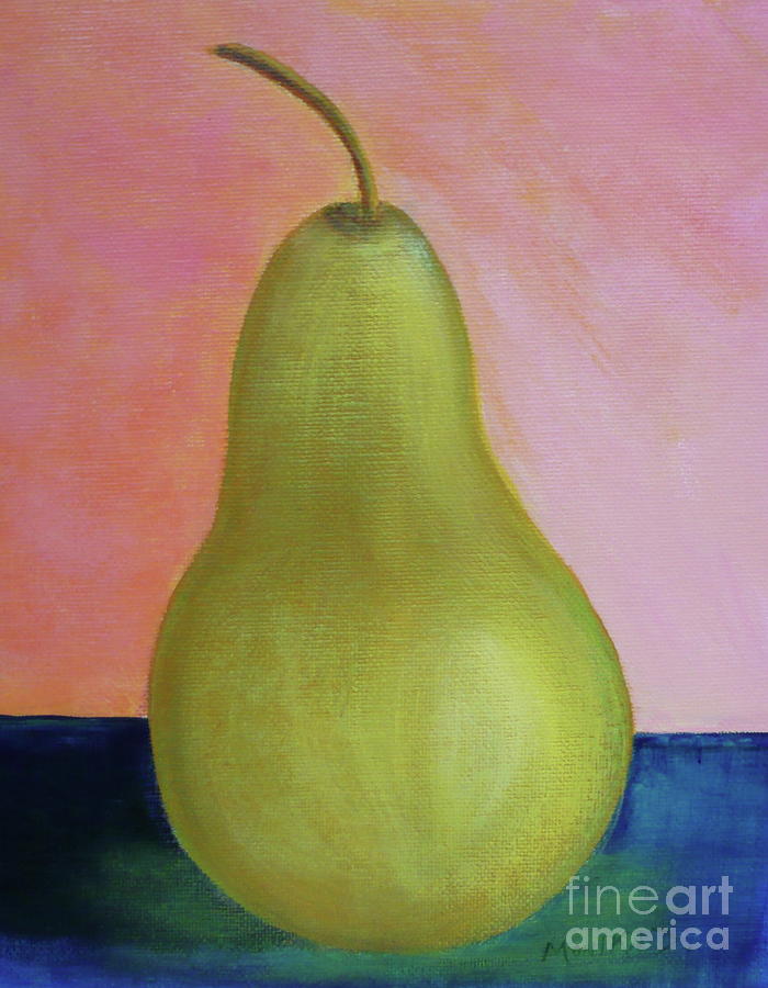 Pear Painting by Monika Shepherdson