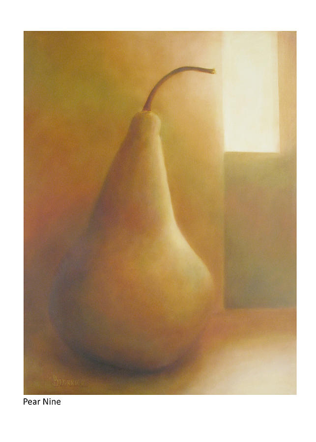 Pear Nine Painting by Betsy Derrick