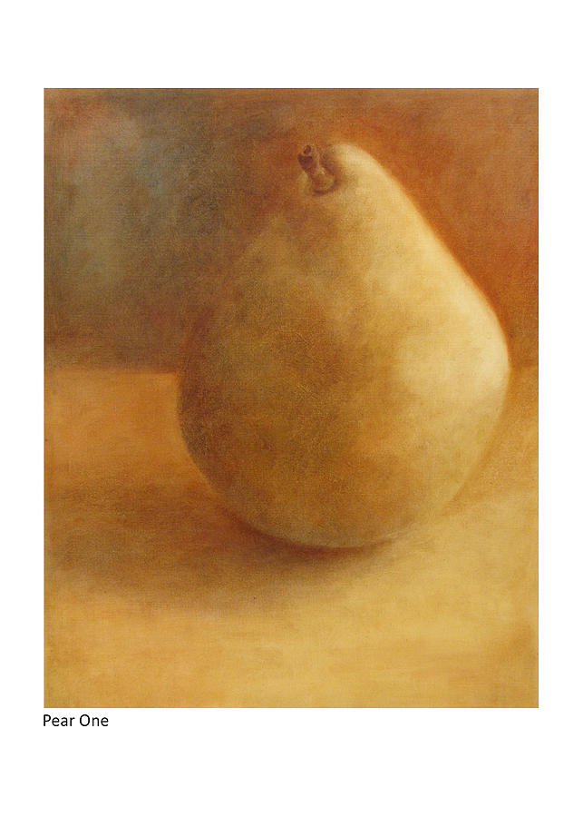 Pear One Painting by Betsy Derrick