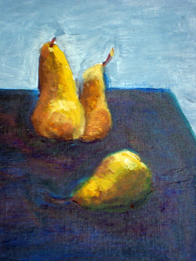 Pear plus one Painting by Kayla Bozoti - Fine Art America