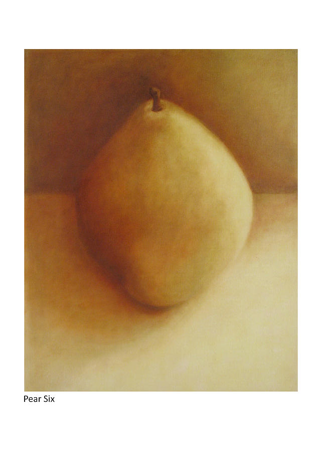 Pear Six Painting by Betsy Derrick