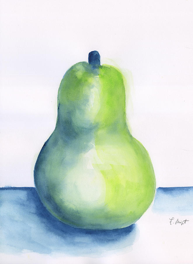 Pear Still Life Painting by Frank Bright