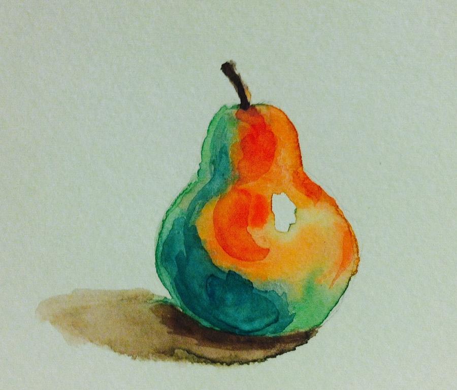 Pear study 62216 Painting by Hae Kim