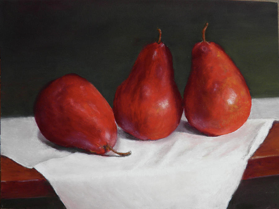 Pear Trinity Painting by Lori Bate | Fine Art America