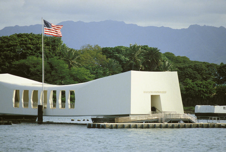 Pearl Harbor Memorial Photograph by Mary Van de Ven - Printscapes