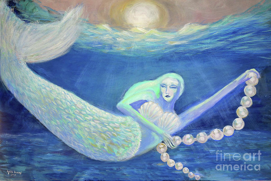 Pearl Of The Sea Painting by Lyric Lucas