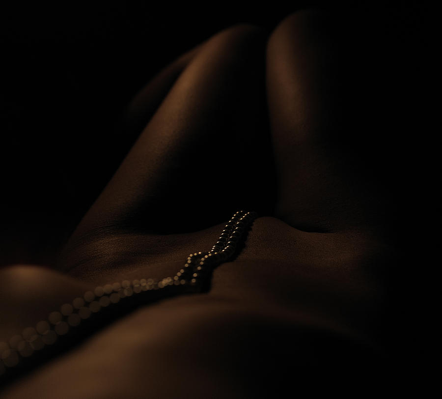 Nude Photograph - Pearls On The Way by Fulvio Pellegrini