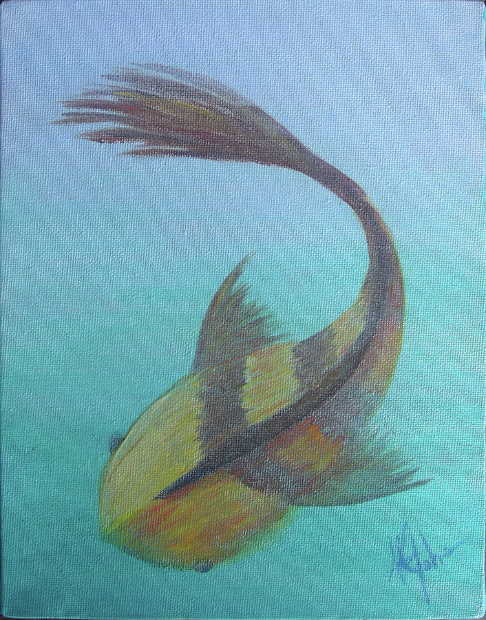 Pearly Fishy Painting by Adam Johnson