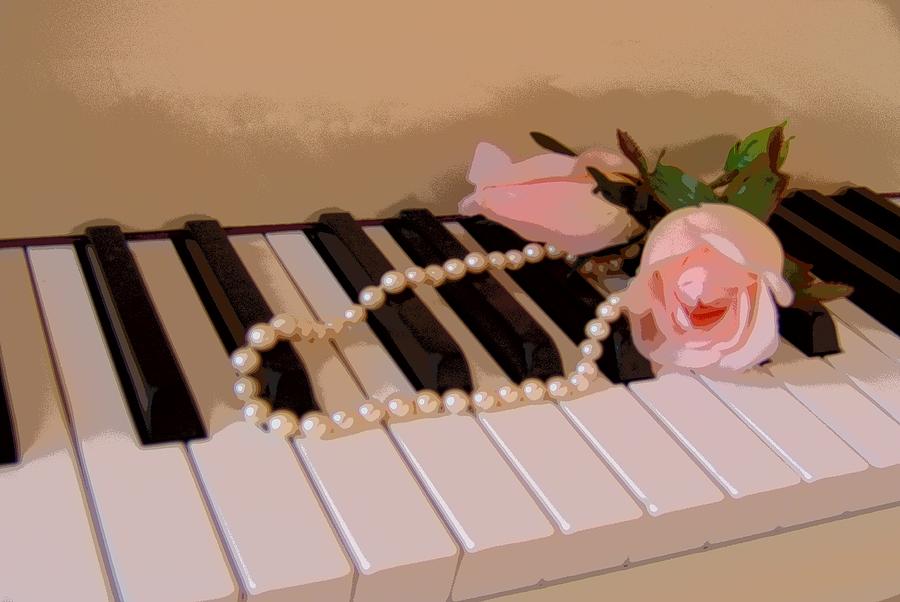 Pearly Pink Keys Photograph by Florene Welebny