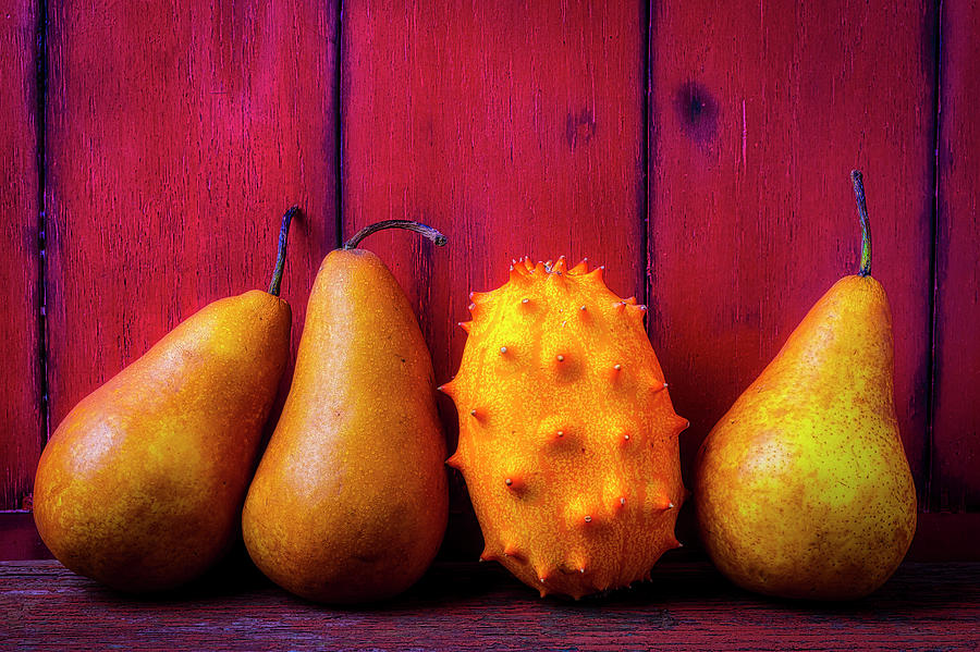 Pears And Asian Pear Photograph by Garry Gay