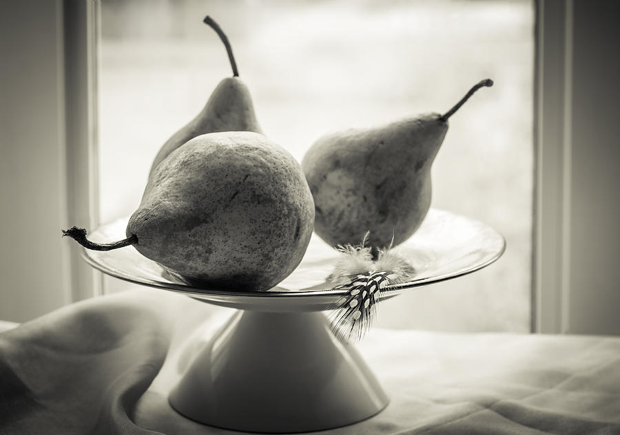 Pears by the Window  Photograph by Maggie Terlecki