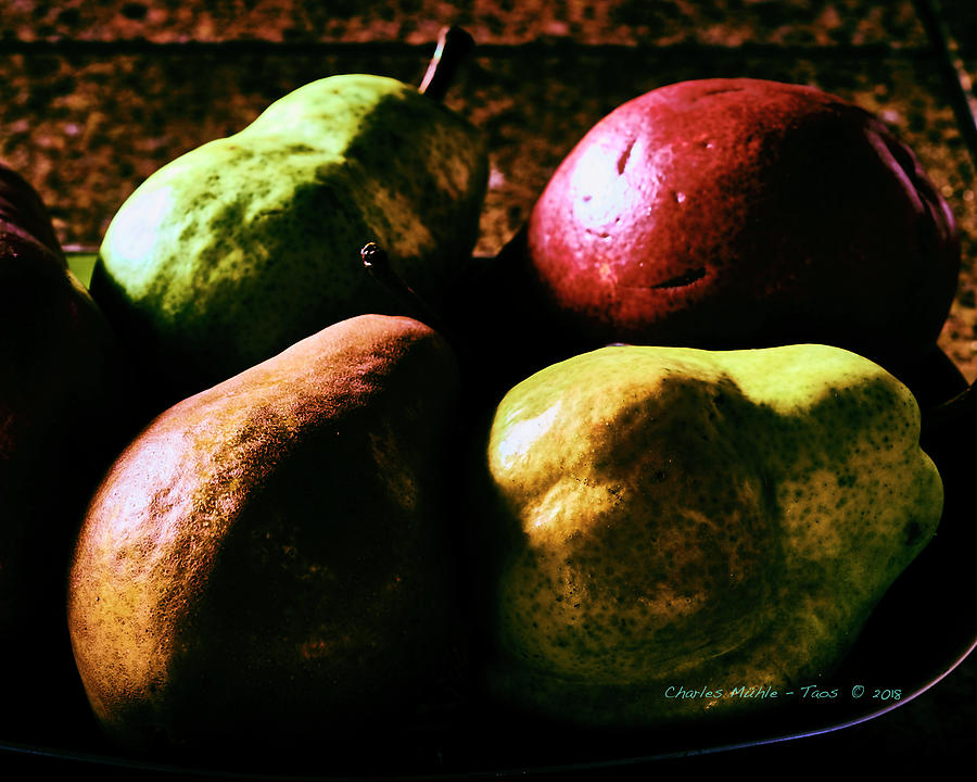 Pears Digital Art by Charles Muhle